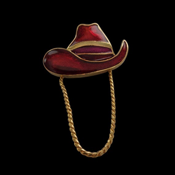 Red Hat Society "Hattitude" Brooch