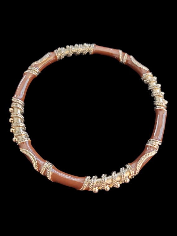 Wire-wrapped Enamel Bracelets - image 3