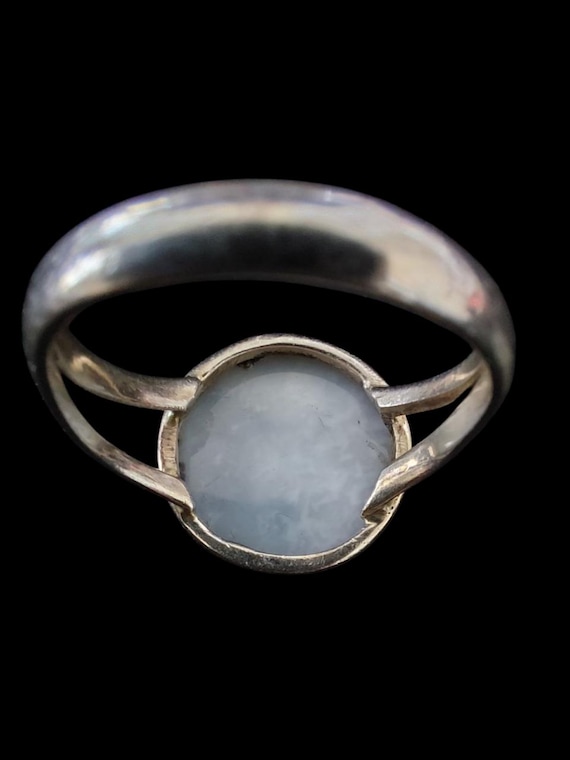 Dendritic Agate Sterling Ring - image 3
