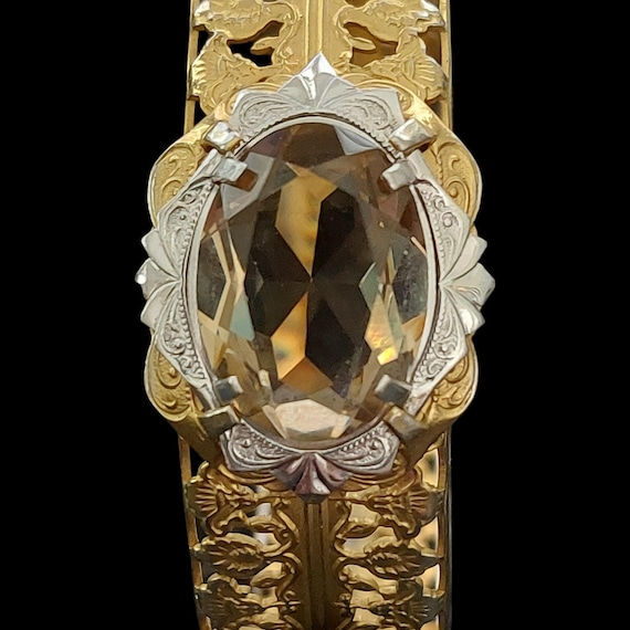 Vintage Art Deco or Nouveau Mid-Century Demi-Paru… - image 2
