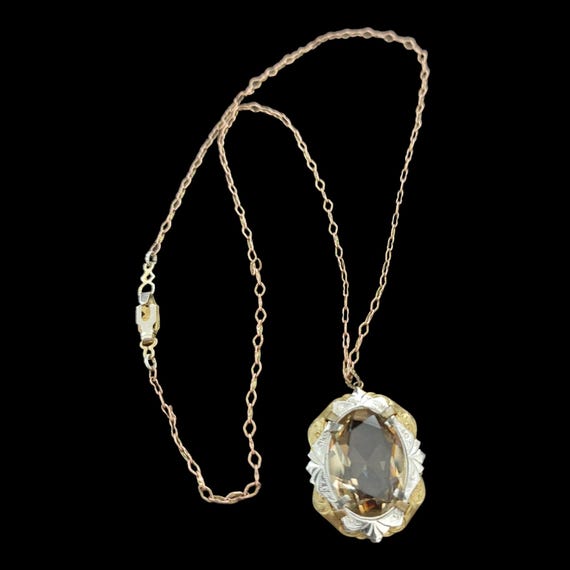 Vintage Art Deco or Nouveau Mid-Century Demi-Paru… - image 3