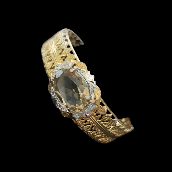 Vintage Art Deco or Nouveau Mid-Century Demi-Paru… - image 4