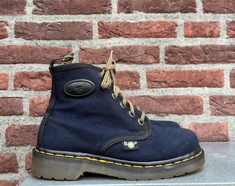 Dr. Martens 8421 MIE Canvas bleu marine - Fabriquées en Angleterre - Années 90 - Pointure UK 5 / EU 38