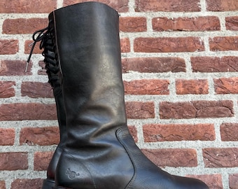 Dr. Martens 3A34 MIE Mid Calf Wedge Sole - Made in England - 90s