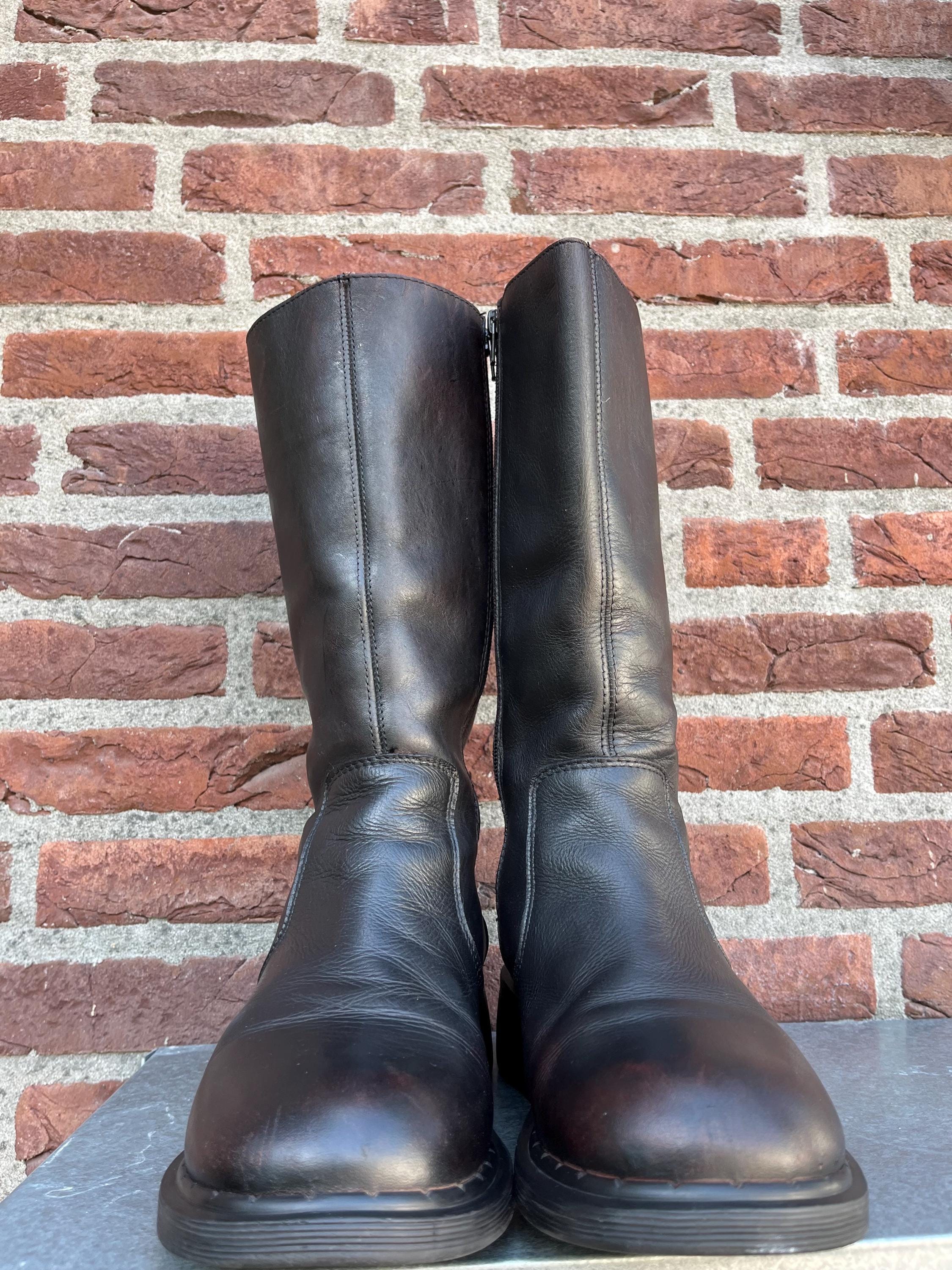 Dr. Martens 3A34 MIE Mid Calf Wedge Sole - Made in England - 90s