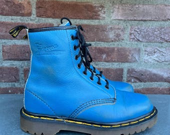Dr.Martens AirWair Made in England 水色 レア Extremely Rare Skywalker Tredair Boots (old Dr. Martens Producer