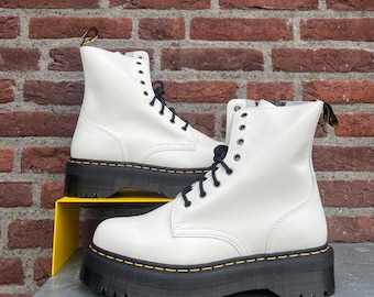Dr. Martens Jadon platform white - Smooth leather - With original box - Size Uk 13/ Eu 48