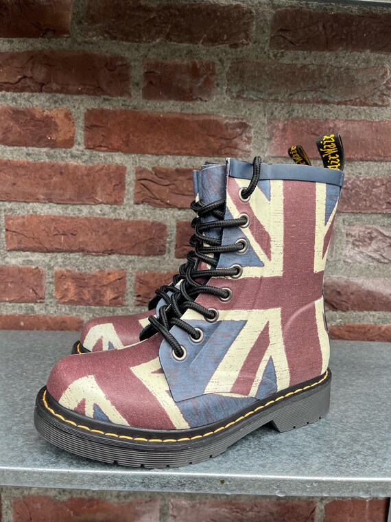 Dr. Martens Drench Union Jack Rainboots Size Uk 3/ Eu 36 - Etsy