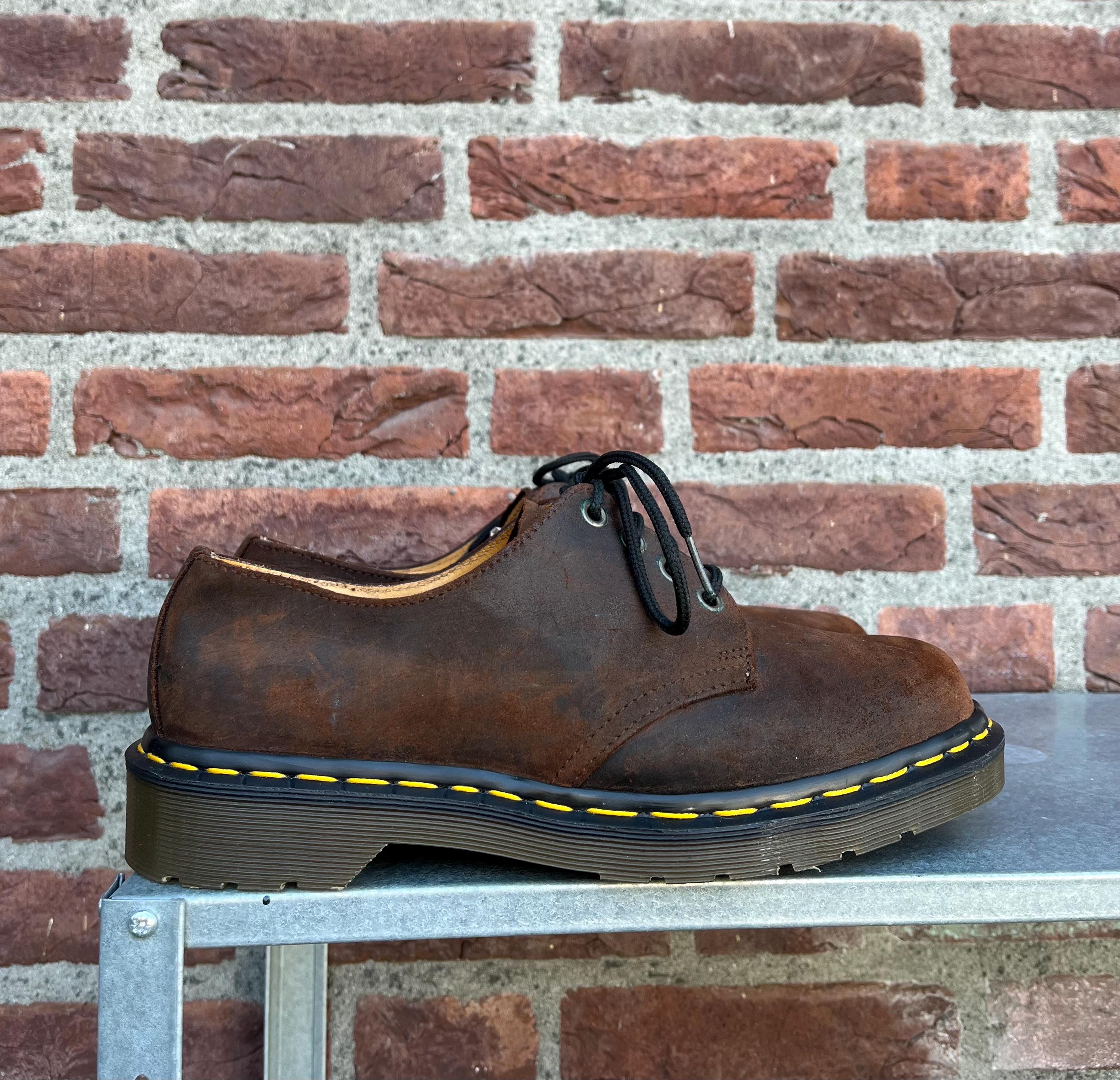 Dr Martins MIE 1561 vintage classic brown shoe Dr Martens 1561 - Etsy main image 4