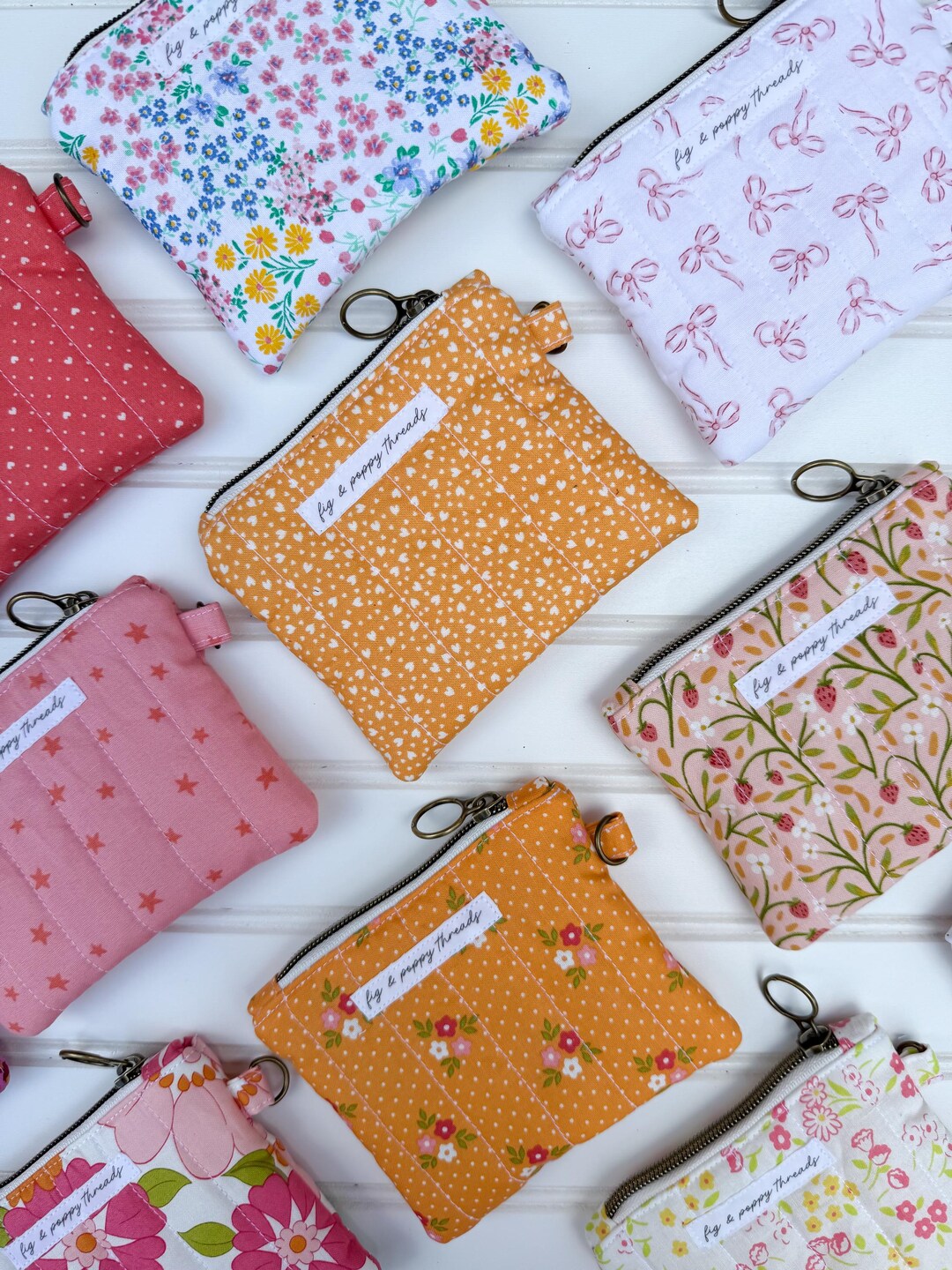 Mini Keychain Wallets- Travel Wallet- Coin Purse- on the Go Wallets ...