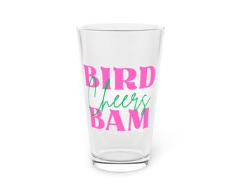 Mahjong Bird Bam Pint Glass | 16oz