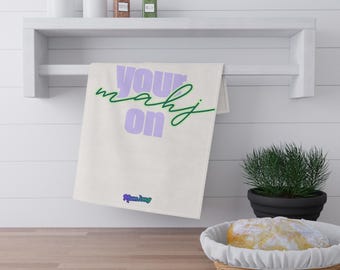Mahjong Tea Towel | Cotton Poly