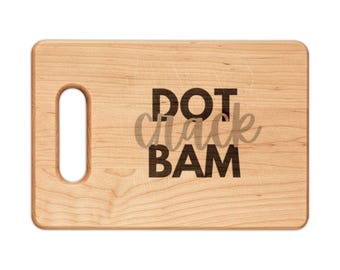 Mahjong engraved Cutting Board | Wood Serving Board, Game Night Kitchen Decor