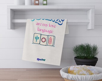 Jokers Mahjong Tea Towel | Cotton Poly