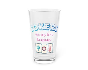 Mahjong Jokers Pint Glass | 16oz