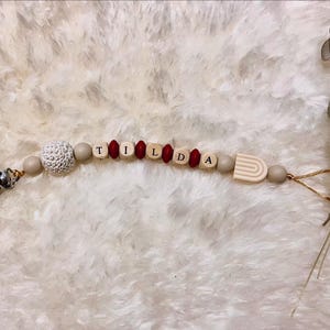 Personalized pacifier chain