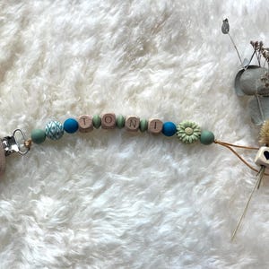 Personalized pacifier chain