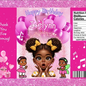 Gracie&#39;s Corner Party Favors  Canva Template