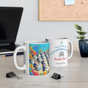 Quirky Politicians Ceramic Mug: Unique Coffee Cup