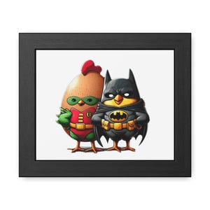 Chuckle-Worthy Chicken Batman DOWNLOAD : Cheery Kitchen Décor, Great for Country Home Gift Giving, Children' Décor -  BATMAN - G7D0009
