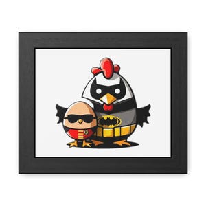 Chuckle-Worthy Chicken Batman DOWNLOAD : Cheery Kitchen Décor, Great for Country Home Gift Giving, Children' Décor - G7D0015