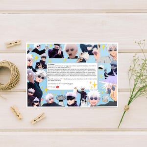 Customised birthday cards - Gojo lovers