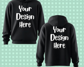 Custom Unisex Hoodie, Personalized Text & Logo