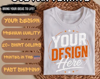 Gildan Custom T-Shirt | Personalized Shirt | Custom Graphic Tee | Logo Shirt | Photo Shirt