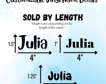 Custom Name Decals: Personalized Vinyl Stickers for Water Bottles