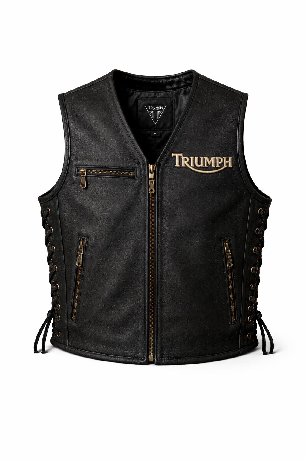 Triumph motorcycle leather jacket - Etsy 日本