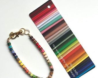 Colors To Go, Autumn Palette House of Colour Bag Charm, Keychain, HOC