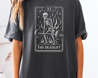 Comfort Colors Skeleton Workout Shirt, Gym Tee, Floral Skeleton Pump Cover, Unisex Weightlifting T-Shirt