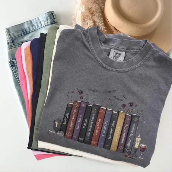 Retro Vampire Shirt, Twilight Fans Tee, Vampires Wolves Romance Shirt, Vintage Book Movie TShirt