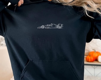 Formula 1 Car Hoodie, Race Weekend Pullover, F1 Fan Sweatshirt