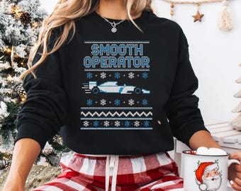 Christmas Formula One Hoodie, Smooth Operator Sweater, F1 Holiday Sweatshirt