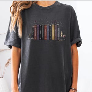 Retro Vampire Shirt, Twilight Fans Tee, Vampires Wolves Romance Shirt, Vintage Book Movie TShirt image 10