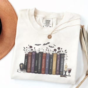 Retro Vampire Shirt, Twilight Fans Tee, Vampires Wolves Romance Shirt, Vintage Book Movie TShirt image 7