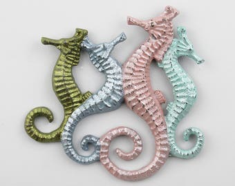 Seahorse Wall Decor,Seahorse Decor,Beach Bathroom,Beach Wall Decor