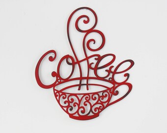 Coffee Wall Decor Etsy