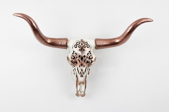 2 Day Shiplonghorn Skulllonghorn Decorcow Skulltexas Etsy