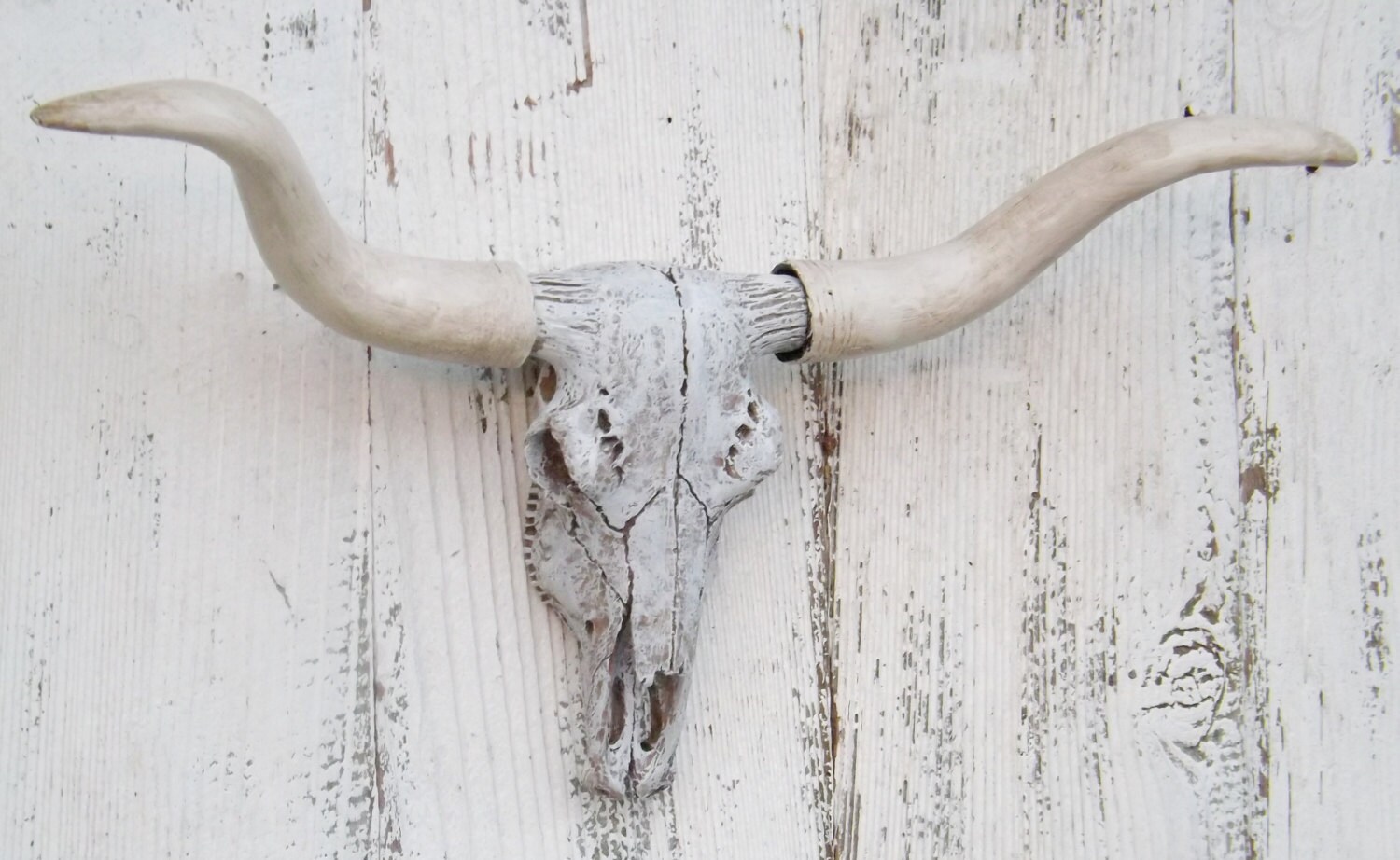 Longhorn Skull Rustic Wall DecorLonghornBull SkullCow Etsy
