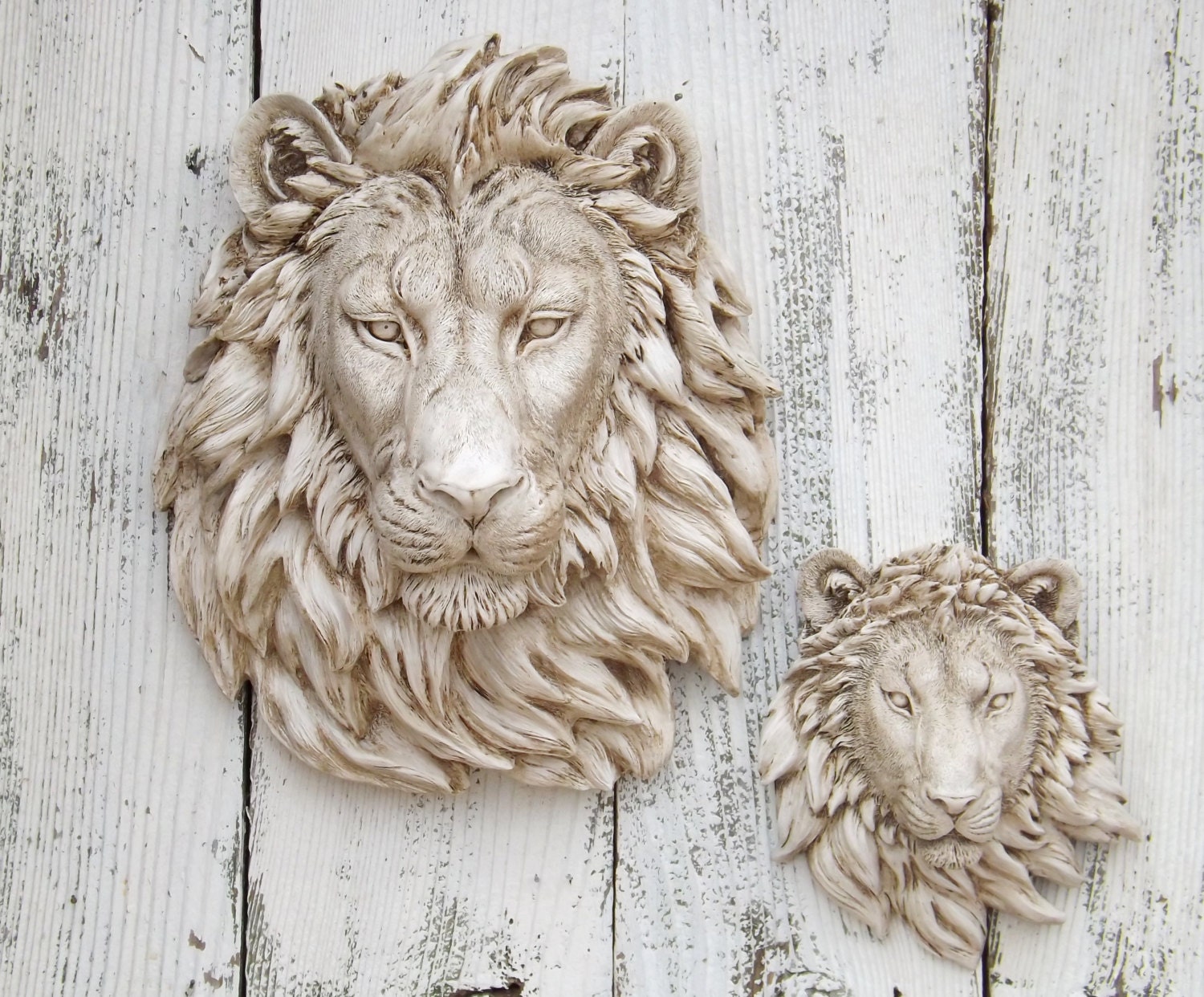 Lion HeadLion Wall DecorRustic Home Decor Etsy