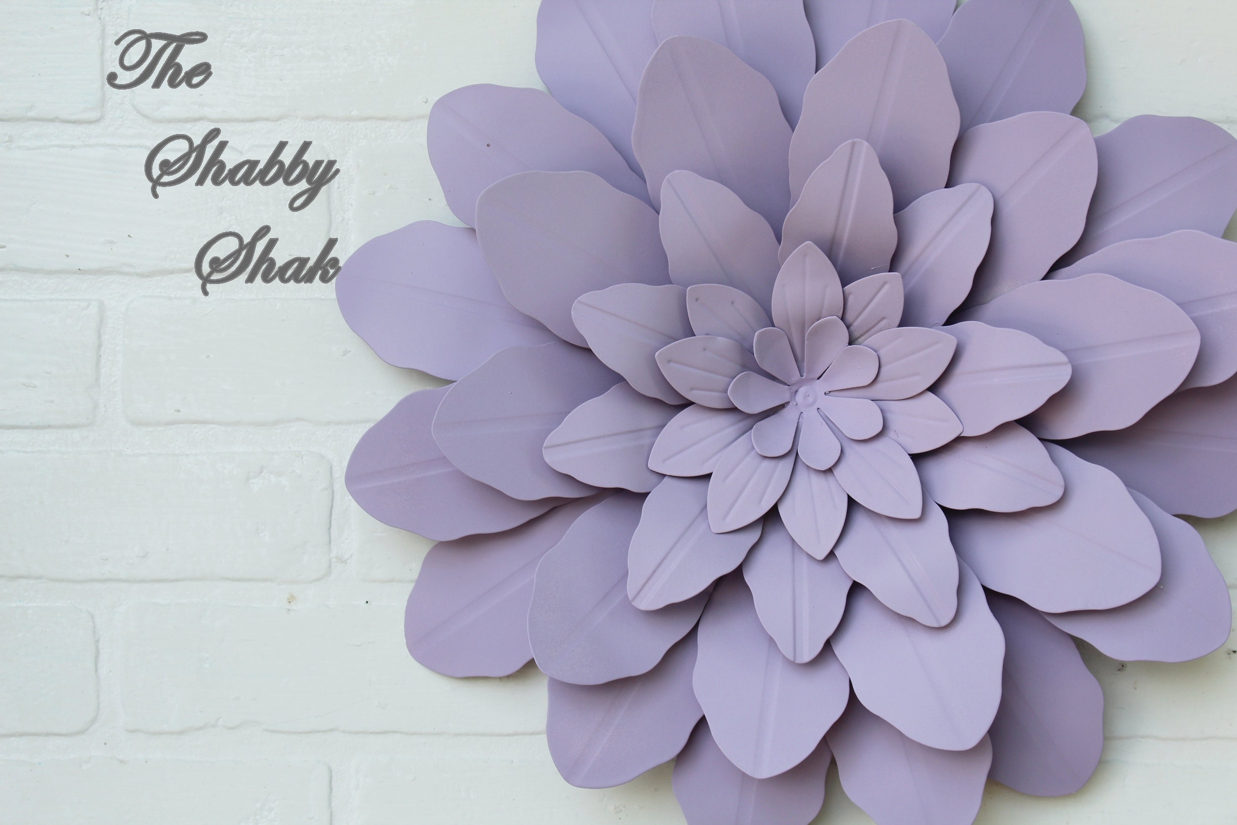 Large Flower Wall DecorMetal FlowerFlower Bedroom Wall Etsy