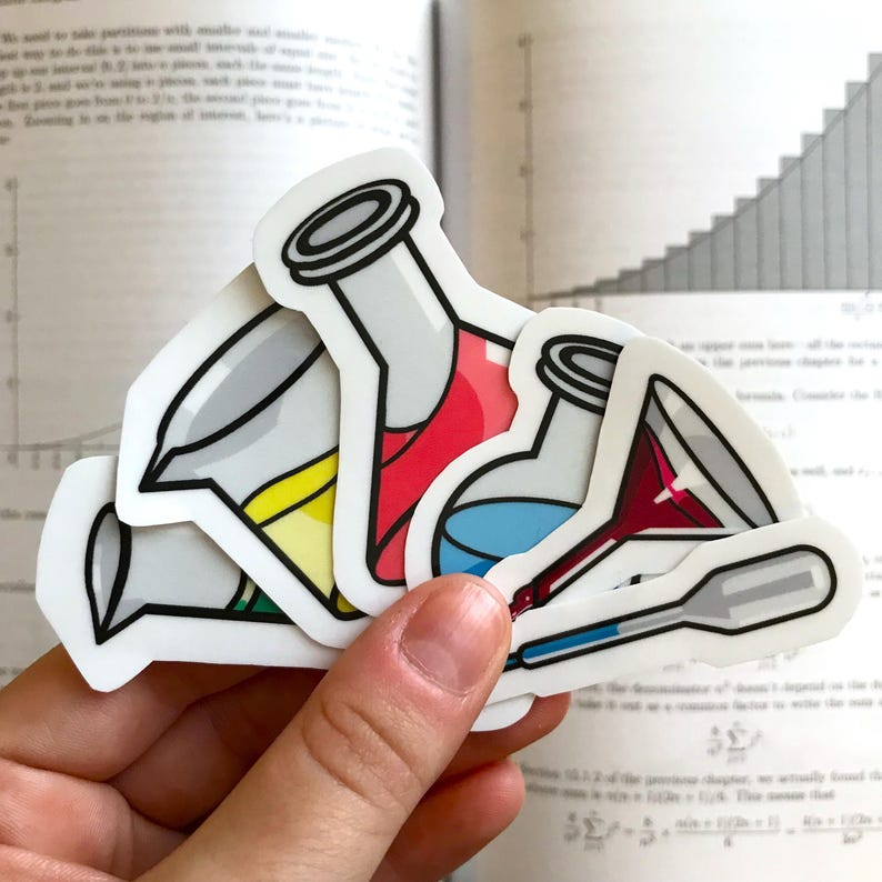 Science Lab Equipment Sticker Set, STEM Stickers - Etsy
