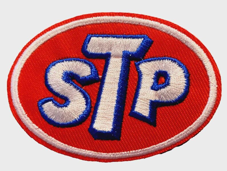 STP Motor Car Racing Oil 3in Embroidered Iron-on Patch - Etsy