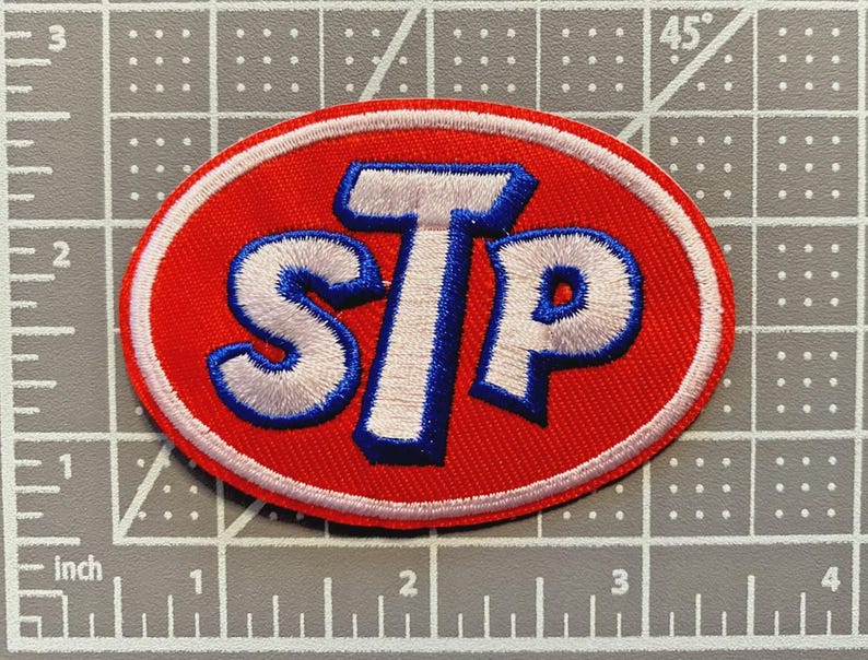 STP Motor Car Racing Oil 3in Embroidered Iron-on Patch - Etsy