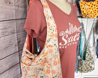Sac hobo fleuri