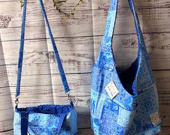 Bolsas artesanais com estampa paisley