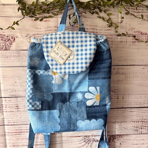 Petit sac à dos Daisy Patchwork