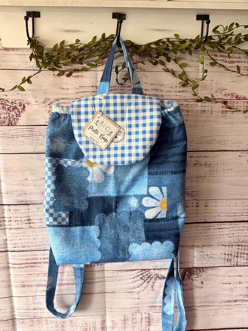Petit sac à dos Daisy Patchwork